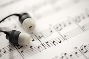 Just a boring stock photo of music...