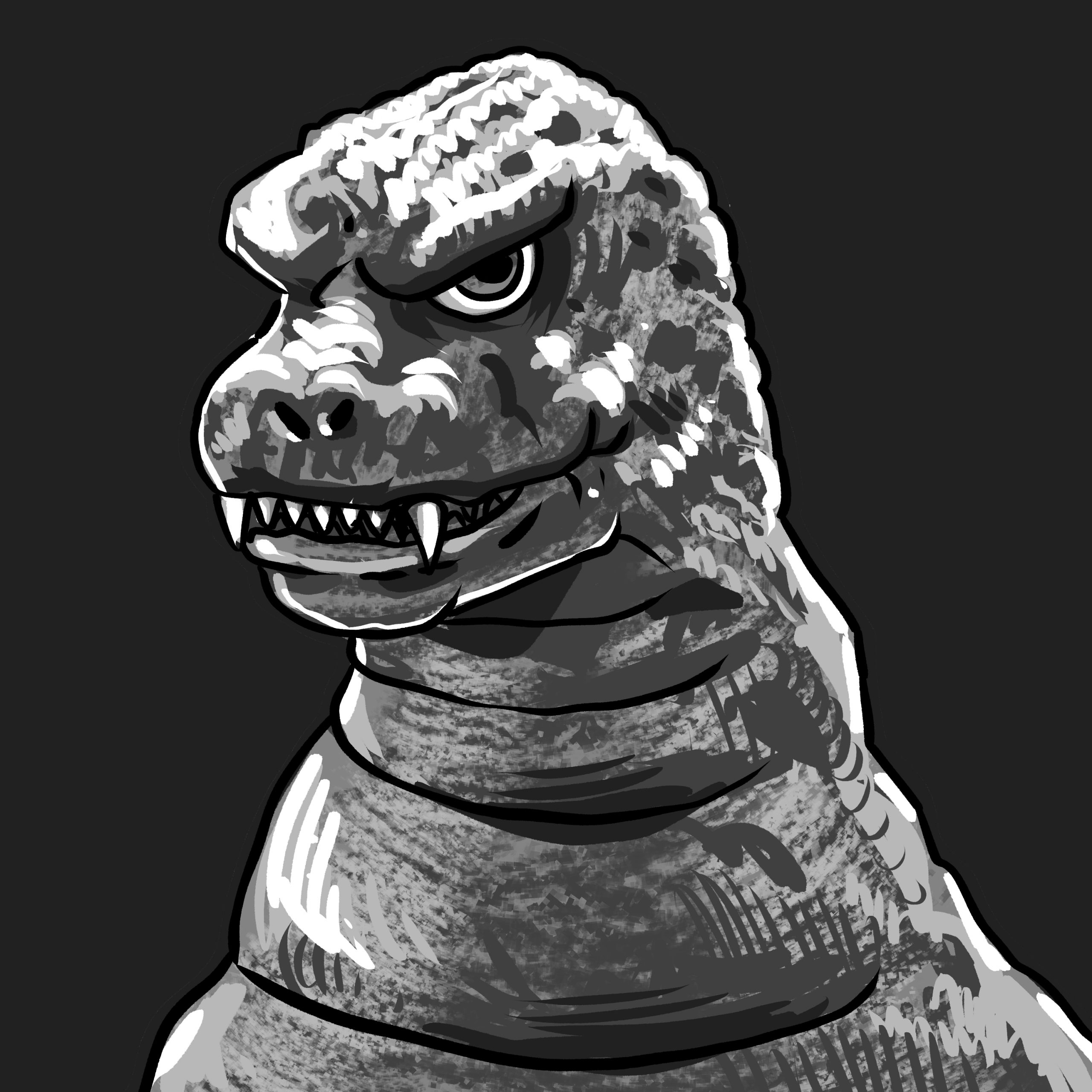Old School Godzilla